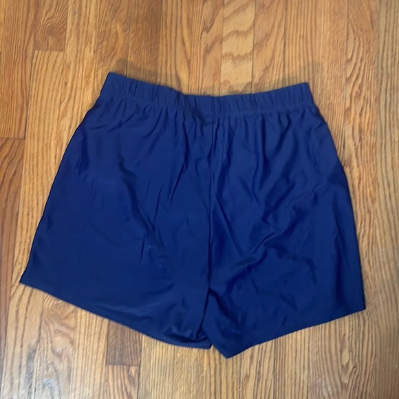 Island Escape Swim Shorts Swimsuit Navy Plus size 16W NWT - Picture 4 of 9
